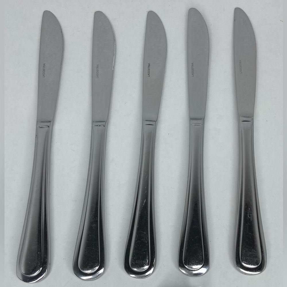 Lagostina Stainless Steel Marina Pattern Knife Set - 5
